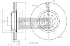 Brzdový kotouč MAXGEAR 19-1006