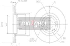Brzdový kotouč MAXGEAR 19-1008