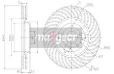 Brzdový kotouč MAXGEAR 19-1014