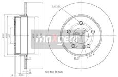 Brzdový kotouč MAXGEAR 19-1015