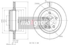 Brzdový kotouč MAXGEAR 19-1018