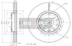 Brzdový kotouč MAXGEAR 19-1019