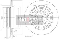 Brzdový kotouč MAXGEAR 19-1022