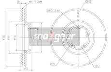 Brzdový kotouč MAXGEAR 19-1047