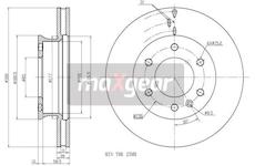 Brzdový kotouč MAXGEAR 19-1052