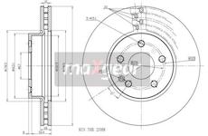 Brzdový kotouč MAXGEAR 19-1055