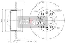 Brzdový kotouč MAXGEAR 19-1058