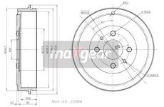Brzdový buben MAXGEAR 19-1064