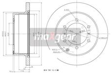Brzdový kotouč MAXGEAR 19-1174