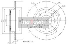 Brzdový kotouč MAXGEAR 19-1209