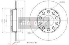 Brzdový kotouč MAXGEAR 19-1213