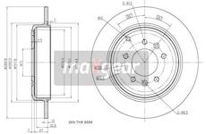 Brzdový kotouč MAXGEAR 19-1215