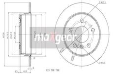 Brzdový kotouč MAXGEAR 19-1225