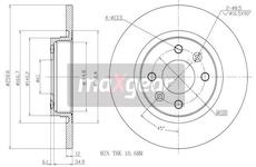 Brzdový kotouč MAXGEAR 19-1234