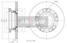 Brzdový kotouč MAXGEAR 19-1237