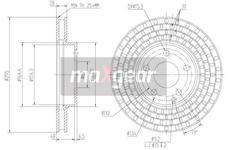 Brzdový kotouč MAXGEAR 19-1260