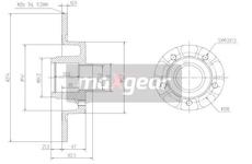 Brzdový kotouč MAXGEAR 19-1276