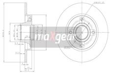 Brzdový kotouč MAXGEAR 19-1277