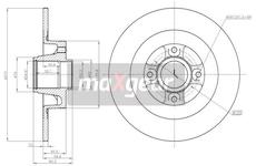 Brzdový kotouč MAXGEAR 19-1279