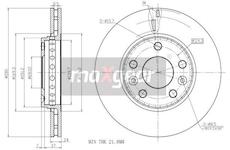 Brzdový kotouč MAXGEAR 19-1285