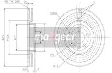 Brzdový kotouč MAXGEAR 19-1291