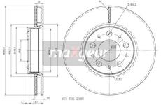 Brzdový kotouč MAXGEAR 19-1296