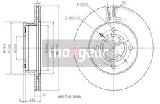 Brzdový kotouč MAXGEAR 19-1302