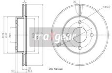 Brzdový kotouč MAXGEAR 19-1323