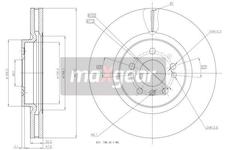 Brzdový kotouč MAXGEAR 19-1328