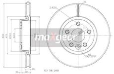 Brzdový kotouč MAXGEAR 19-1332