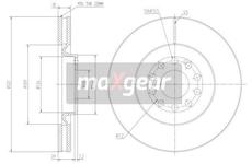 Brzdový kotouč MAXGEAR 19-1803