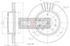 Brzdový kotouč MAXGEAR 19-1830