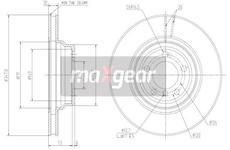 Brzdový kotouč MAXGEAR 19-1831