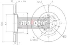 Brzdový kotouč MAXGEAR 19-1832