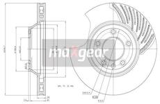 Brzdový kotouč MAXGEAR 19-1837