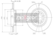 Brzdový kotouč MAXGEAR 19-1839