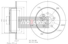 Brzdový kotouč MAXGEAR 19-1840