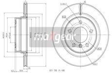 Brzdový kotouč MAXGEAR 19-1849