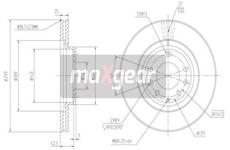 Brzdový kotouč MAXGEAR 19-1859