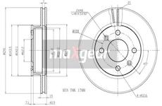 Brzdový kotouč MAXGEAR 19-1862