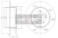 Brzdový kotouč MAXGEAR 19-1864