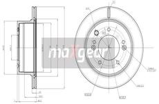 Brzdový kotouč MAXGEAR 19-1865