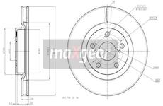 Brzdový kotouč MAXGEAR 19-1866