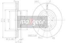 Brzdový kotouč MAXGEAR 19-1867