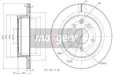 Brzdový kotouč MAXGEAR 19-1873