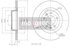 Brzdový kotouč MAXGEAR 19-1878