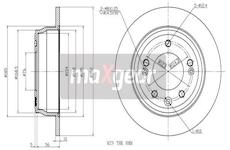 Brzdový kotouč MAXGEAR 19-1879