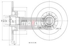 Brzdový kotouč MAXGEAR 19-1905