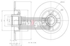 Brzdový kotouč MAXGEAR 19-1906