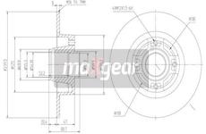 Brzdový kotouč MAXGEAR 19-1907